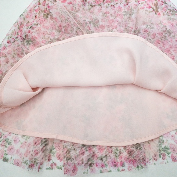 Zunie Floral Print Sleeveless Mesh Dress (3T) - Picture 10 of 14